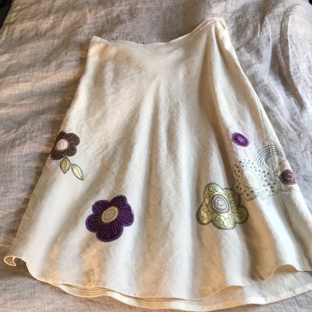 Beautiful vintage Oilily linen skirt